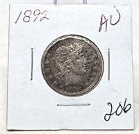 1892 Quarter AU