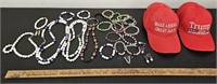 Quantity Hand Beaded Jewelry- MAGA & FJB & (2)