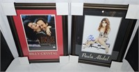 Paula Abdul & Billy Crystal Autographed Prints