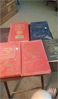 FIVE OLD COIN VALUE BOOKS