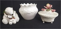 Group of ceramic items box lot