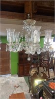 Etched Shade Chandelier