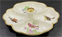 Limoges Divided Dish & 1989 Lynn Chase Designs