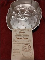 1979 Santa Clause Face Cake Pan Wilton