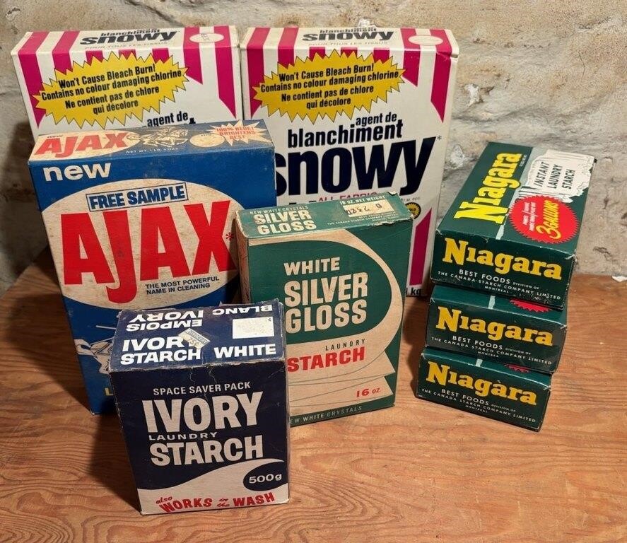 Collection of Vintage Cleaning Supplies