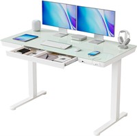 Electric Standing Desk with Drawer