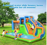 *Inflatable Water Slide Giant Bounce House Castle