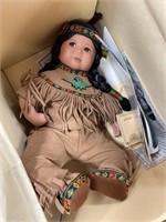 Artaffects 10” Native American doll.