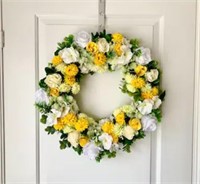 New 26in floral wreath indoor and outdoor use