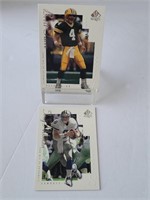 2000 SP Brett Favre Troy Aikman Cards