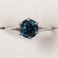 Certified Blue Diamond(1.02ct) Ring