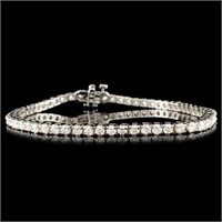 14K Gold 4.18ctw Diamond Bracelet