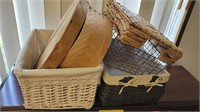 MISC BASKETS & CHEESE BOX