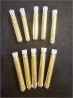 10 TUBES OF GOLD FLAKES