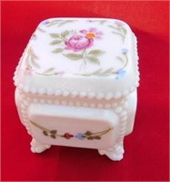 Milk GLass Westmoreland Trinket Box