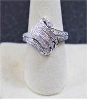 Diamond cluster dinner ring