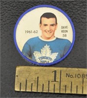 1961-62 Dave Keon Shirriff coin