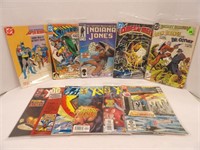 Lot of 11 Misc Comics - Superman, Indiana Jones