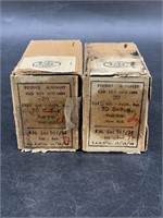 2 20 Round boxes of vintage Belgian military surpl