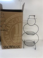 Longaberger snowman rack 30" tall +-