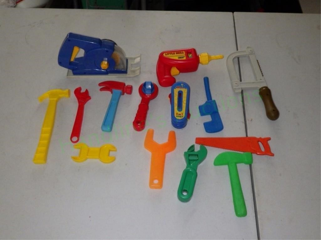 Plastic Toy Tools Lot