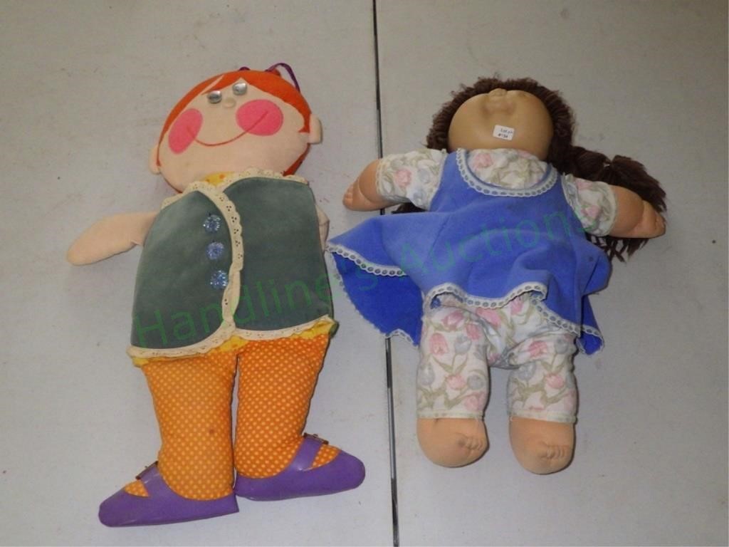 Signed Cabbage Patch Doll & Dressy Bessy Doll