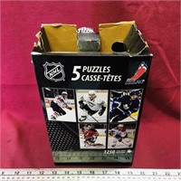 NHLPA 1250-Piece 5-Jigsaw Puzzles Set