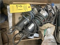 THREE METABO RIGHT ANGLE GRINDERS