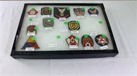 Military patches w/ showcase