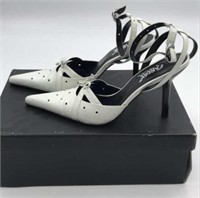 Carlos Santana Heels White Sz 7.5