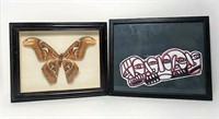 Mounted Moth in Shadowbox Frame