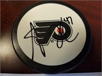 Autographed Flyers Puck