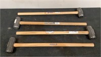 (4) Jackson 8 lb Sledge Hammers