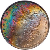 $1 1878 7 TAIL FEATHERS, REV. OF '78 PCGS MS65 CAC