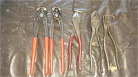 Knipex cable strippers, miscellaneous pliers