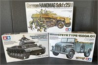 (I) Mixed Lot of Military Model Kits. New in Box.
