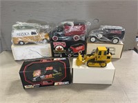 Assorted Vehicle Banks and Collectibles