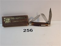 Vintage OLD TIMER 3-blade Pocket Knife w/box