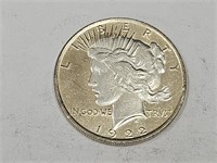 1922 Silver Peace Dollar Coin