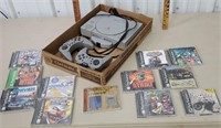 Sony PlayStation with games