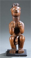 Seated Bembe Figure, D.R. Congo, 20th c.