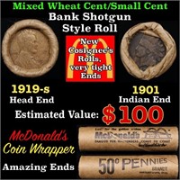 Small Cent Mixed Roll Orig Brandt McDonalds Wrappe