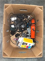 lot of misc. cords and items