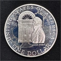 1992-W White House $1 Silver Commem Proof
