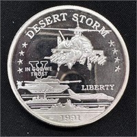 1991 Silver 1 oz Hutt River $25 Coin