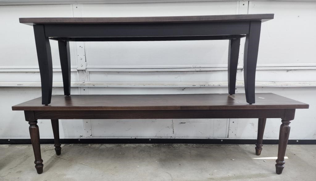 (II) 2 Amish Walnut Benches