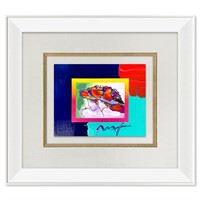 Peter Max, "Friends" Framed One-of-a-Kind Acrylic
