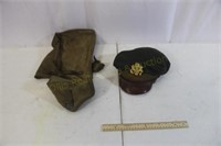 Military Hat & Pouch