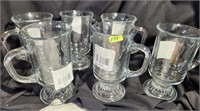 Anchor Hocking Irish Coffee mugs set of 6