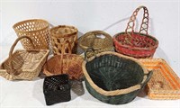 (9) Woven Baskets